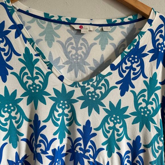 Boden White & Blue Tori Jersey Tunic - Picture 9 of 10